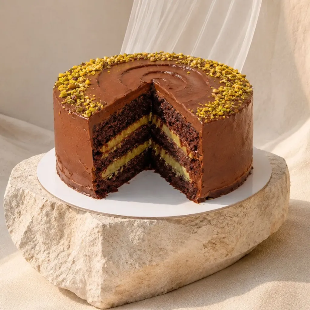 Guilt-Free Pistachio Cake