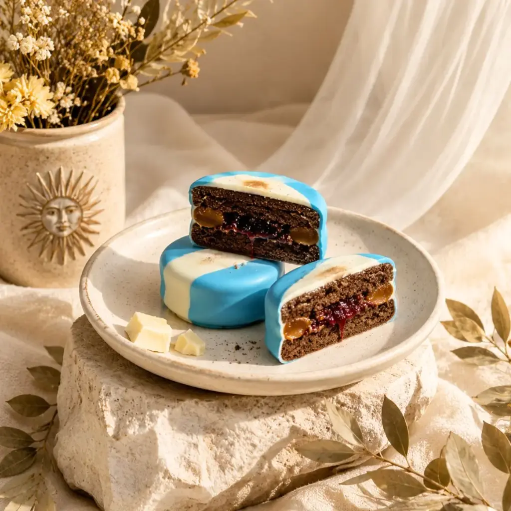 Vamos Argentina Raspberry Alfajor