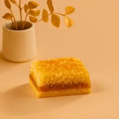 Coconut and dulce de leche square 