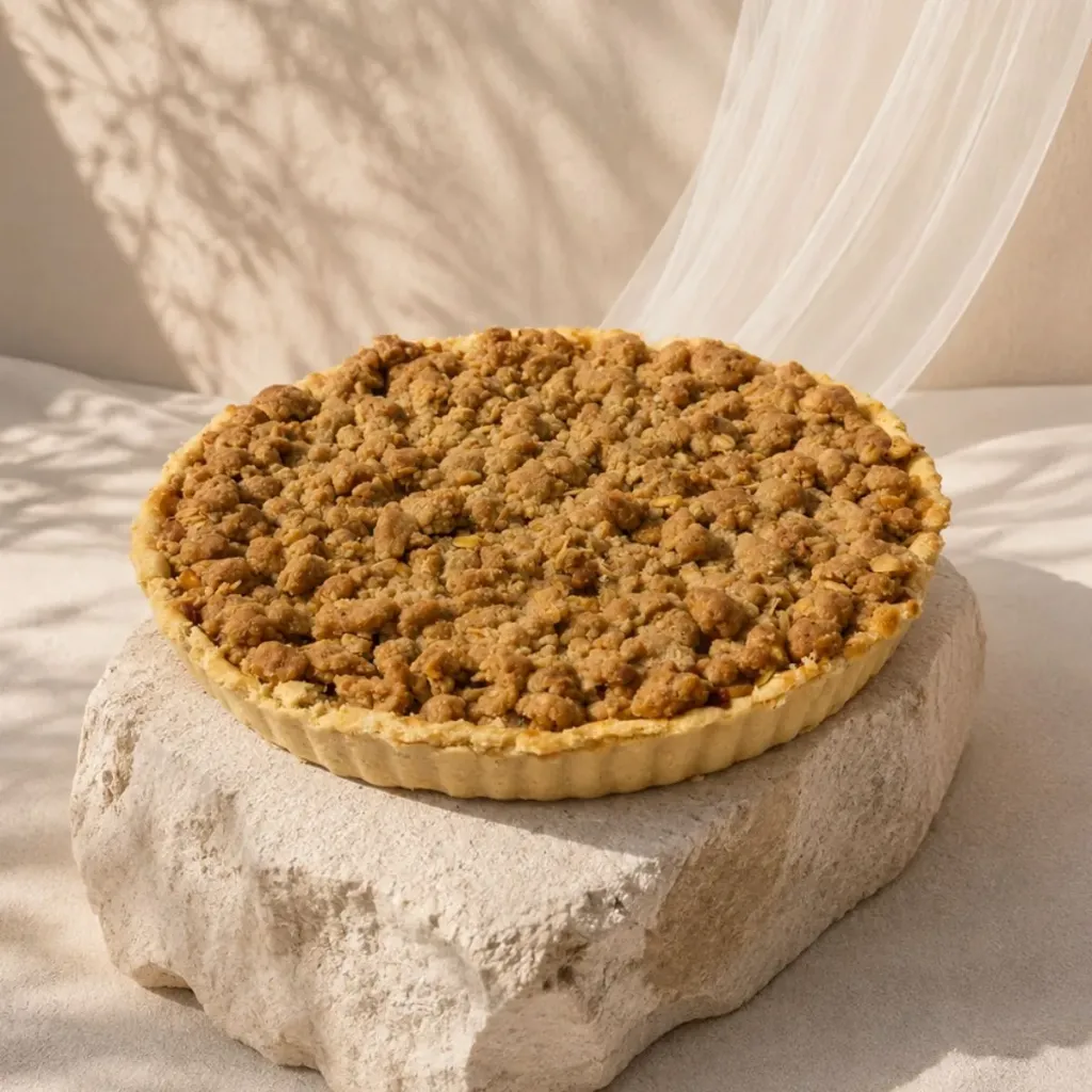 Apple Crumble Tart - Sharing