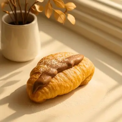 Medialuna w/ dulce de leche