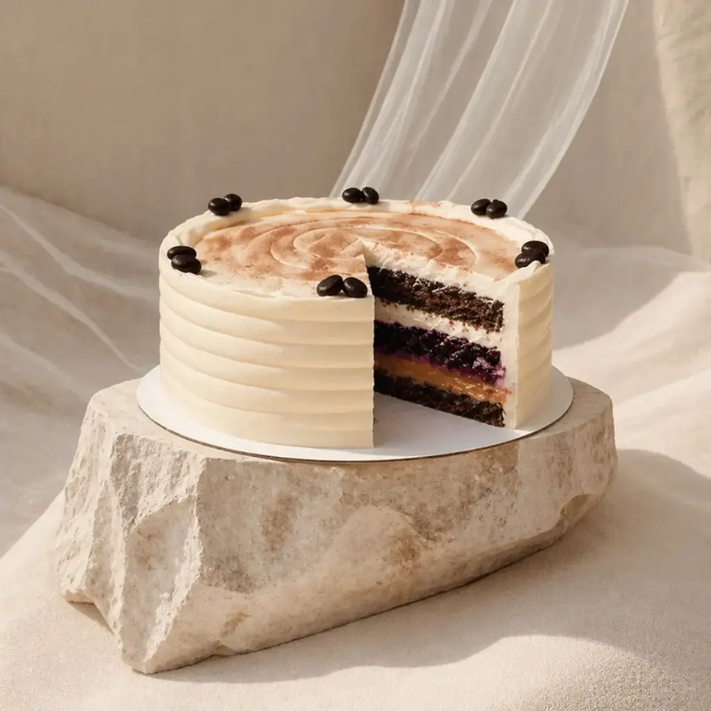 Triple Temptation Cake