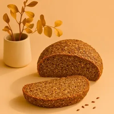 Keto flaxseed bread