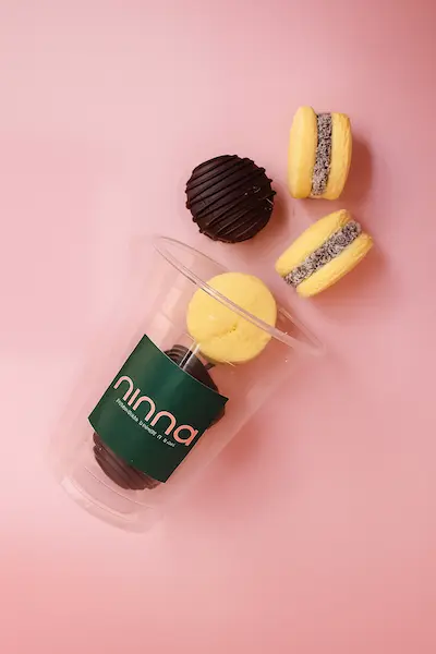 Glass x6 mini alfajores