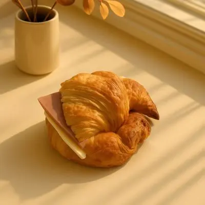 H'am & cheeze medialuna