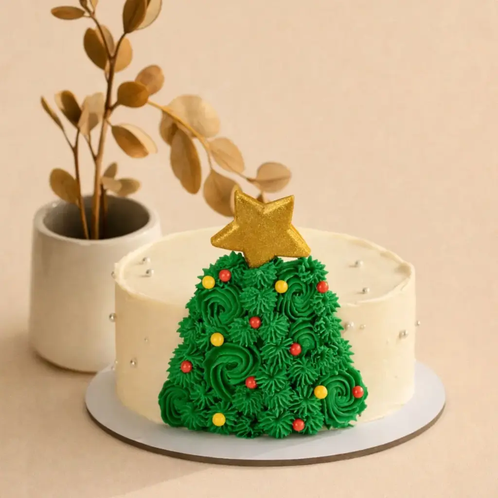 Christmas Triple Temptation Cake