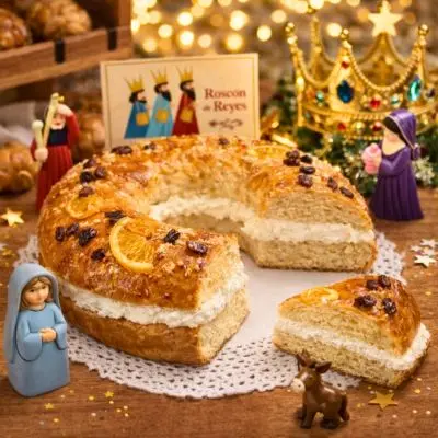 Roscon De Reyes W/ Cream 