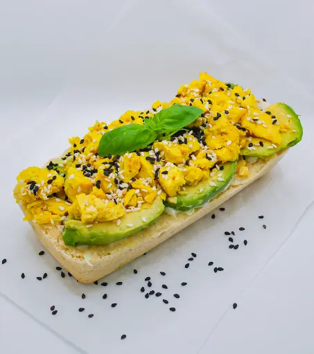 Scrambled toast