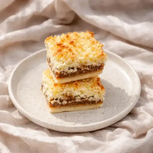 [E-COM20] Coconut and dulce de leche square 