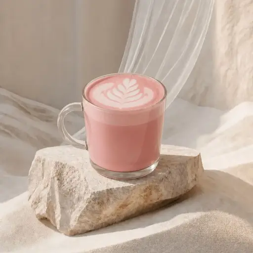 Pink latte