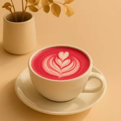 Pink latte