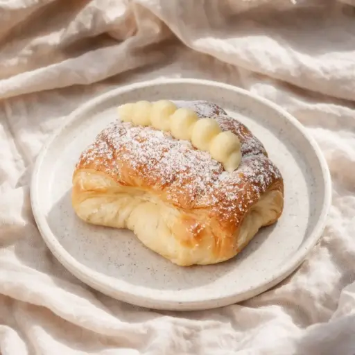 Custard Cream Medialuna