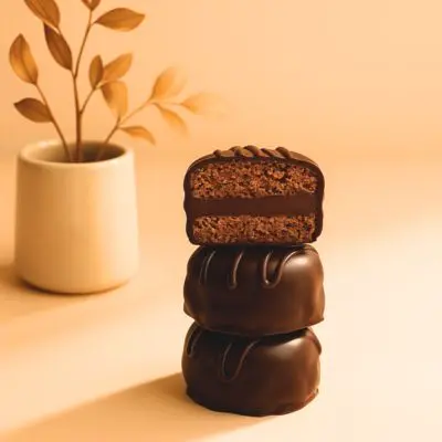 Vegan Mini Chocolate Alfajor