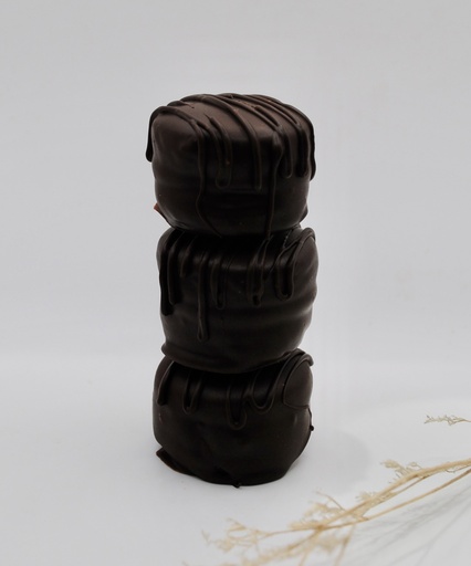 Vegan mini chocolate alfajor